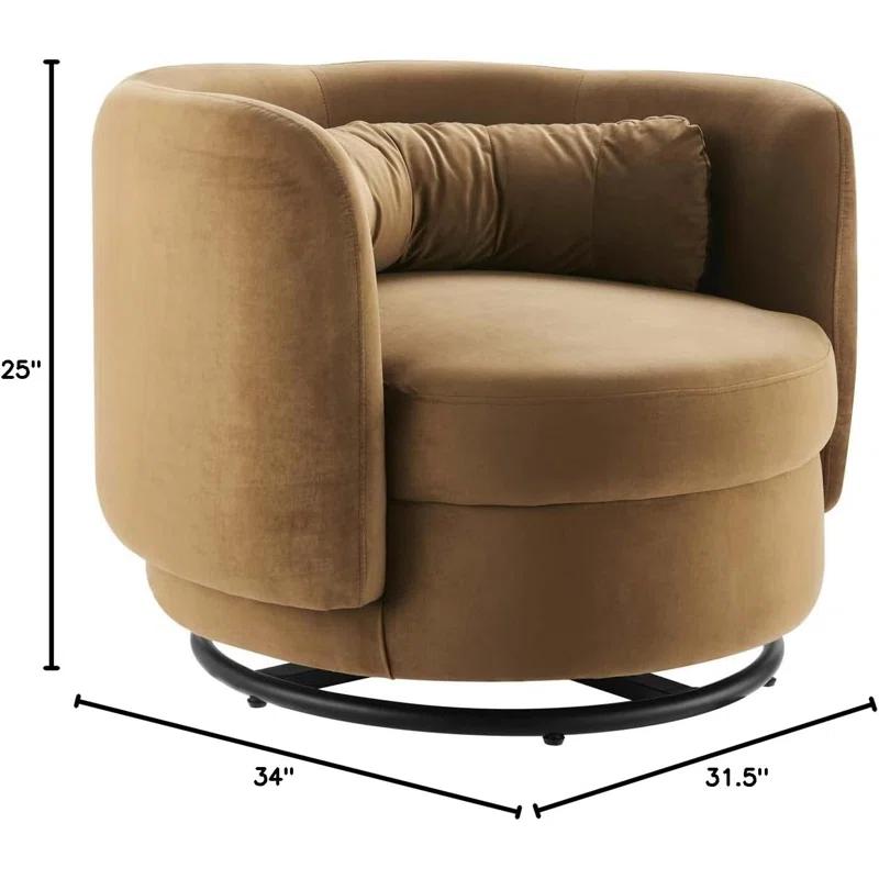 Modway Modway Relish Performance Velvet Performance Velvet Swivel Chair