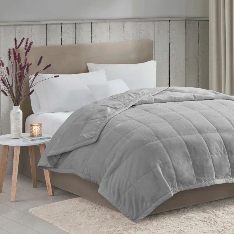 Madison Park Coleman Reversible HeiQ Smart Temperature Down Alternative Blanket