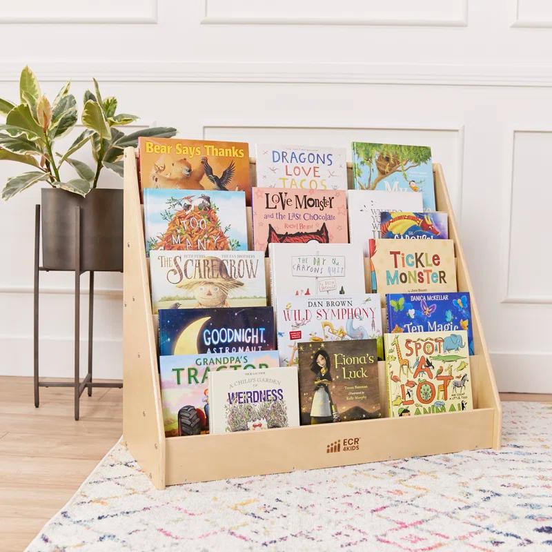 ECR4Kids ECR4Kids Single-Sided Book Display, Classroom Bookshelf