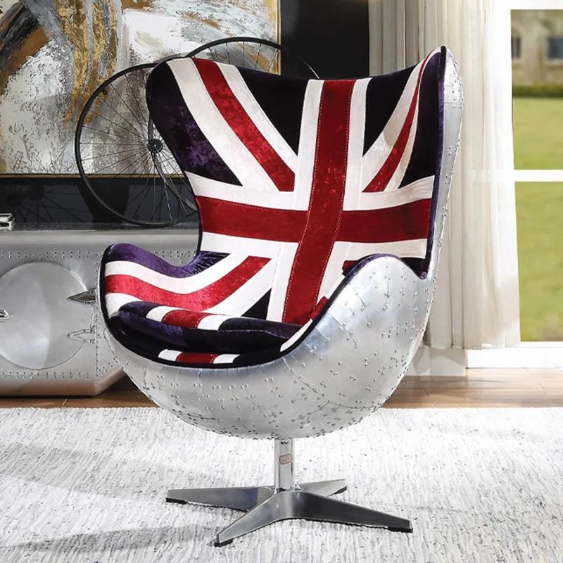 Brancaster Upholstered Swivel Accent Chair