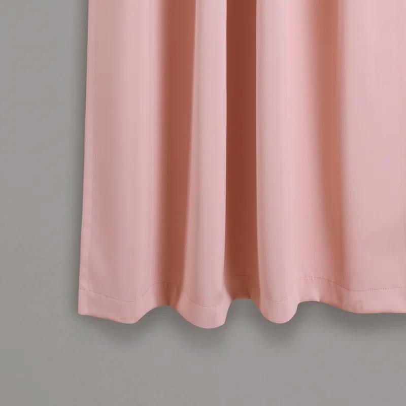 Lush Decor Lush Decor Insulated Back Tab Blackout Solid Blackout Thermal Curtain Panels (Set of 2)