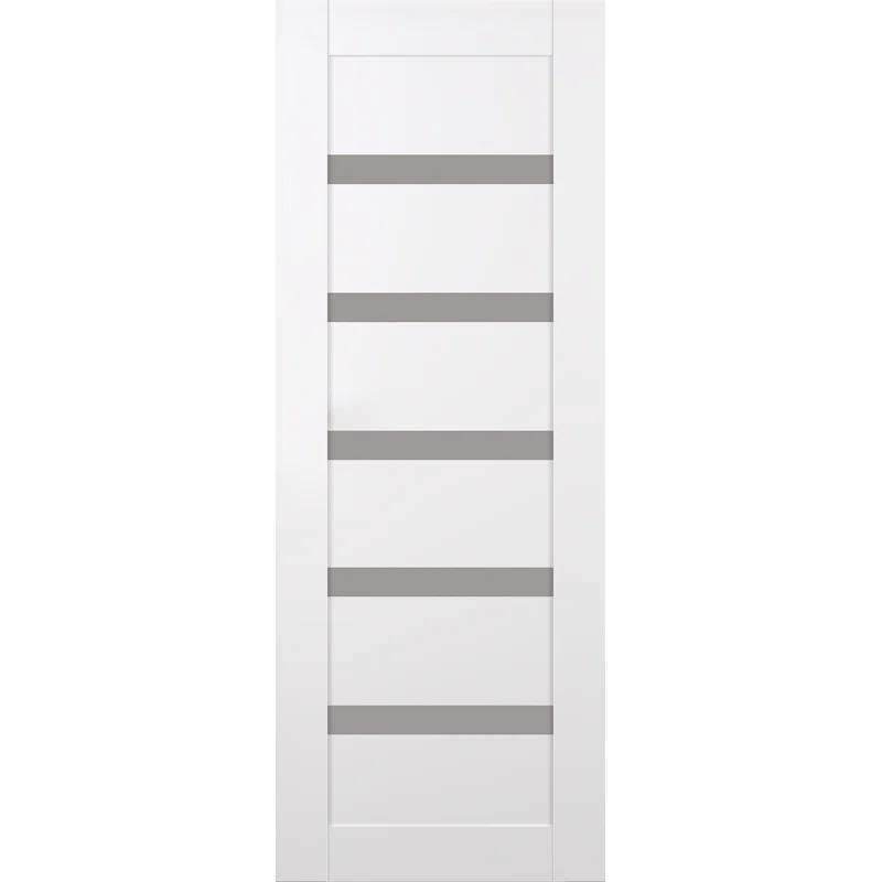 Belldinni Leora Paneled Manufactured Wood and Glass Standard Door Slab