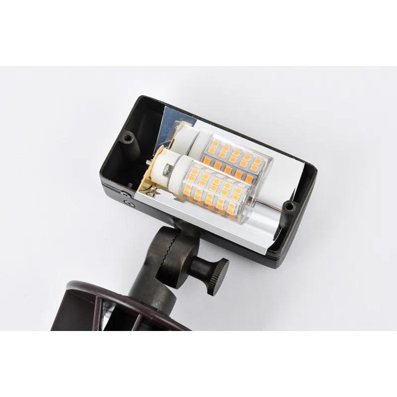Elegant Lighting Outdoor 12V Cast Brass flood light 2 inch L x 4 inch W x 6 inch H in Dark Bronze