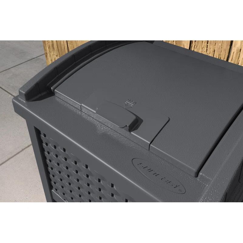 Suncast Suncast 33 Gallon Manual Lift Trash Hideaway Container