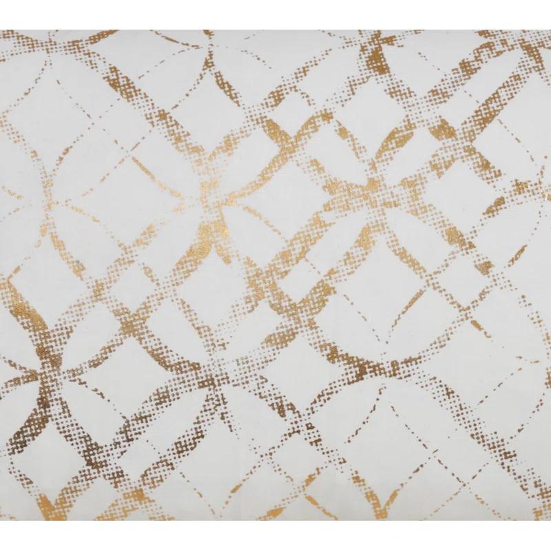 Saro Lustrous Pillow Collection Geometric Cotton Pillow Cover