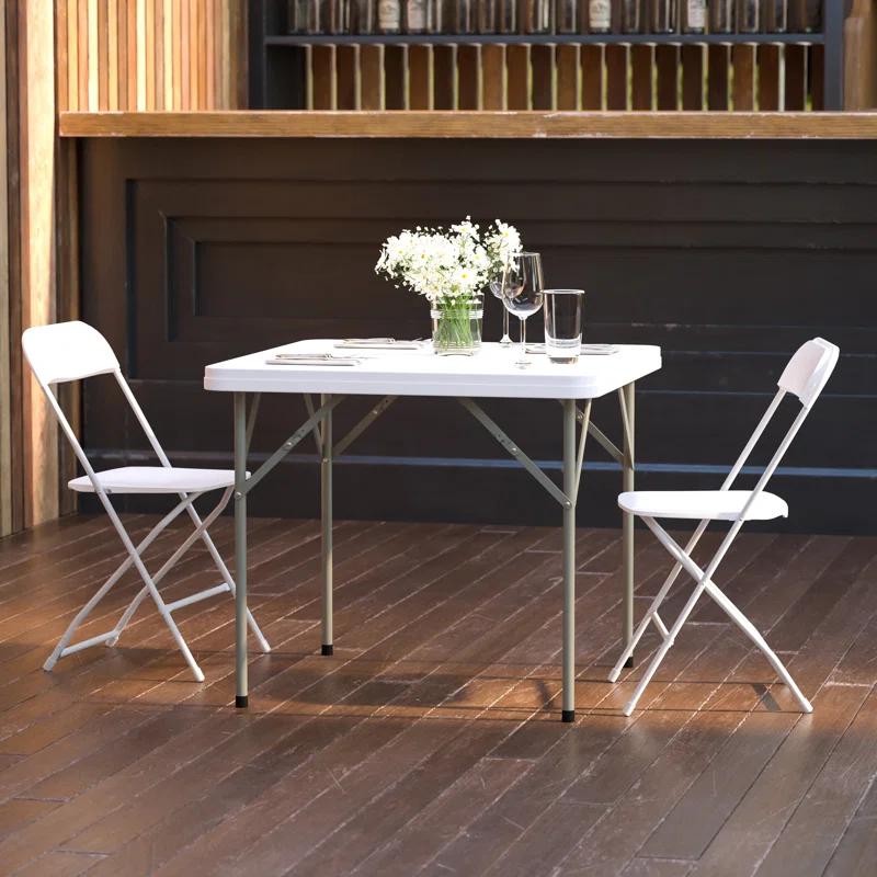 Flash Furniture Noah Square Plastic Folding Event Table