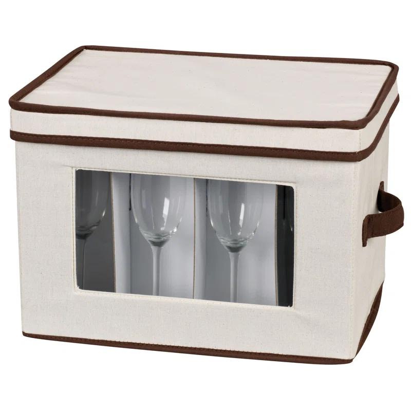 Rebrilliant Canvas Stemware Storage