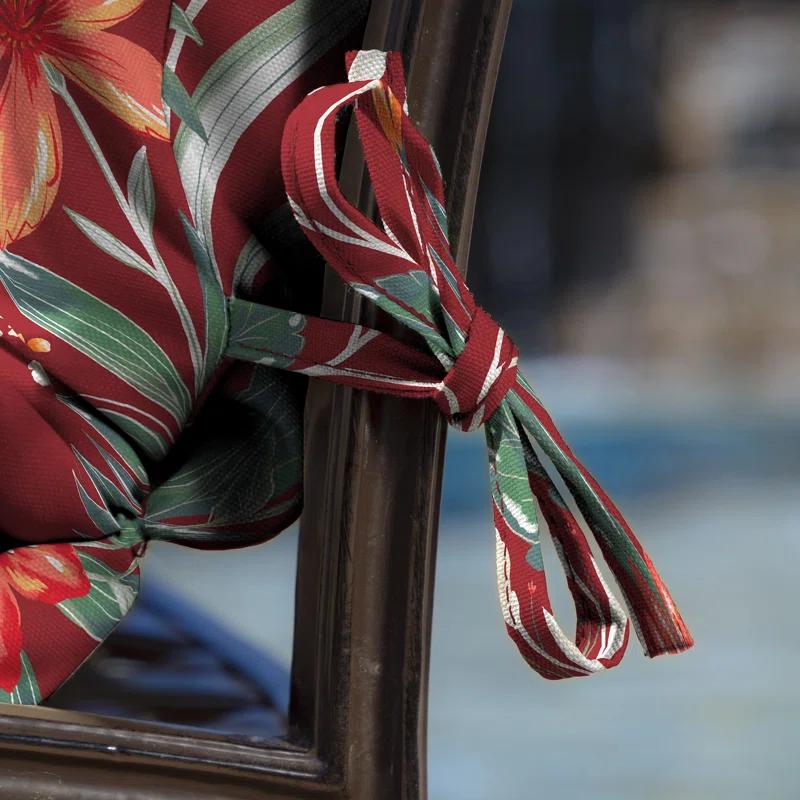 ARDEN Arden earthFIBER Plush Modern Tufted Polyfill Dining Chair Cushion, 21 x 40 (Set of 2)