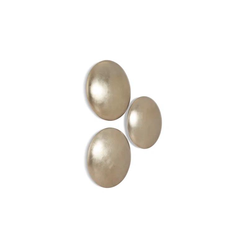 Dimensional 3 Piece Orb Wall Décor Set (Set of 3)