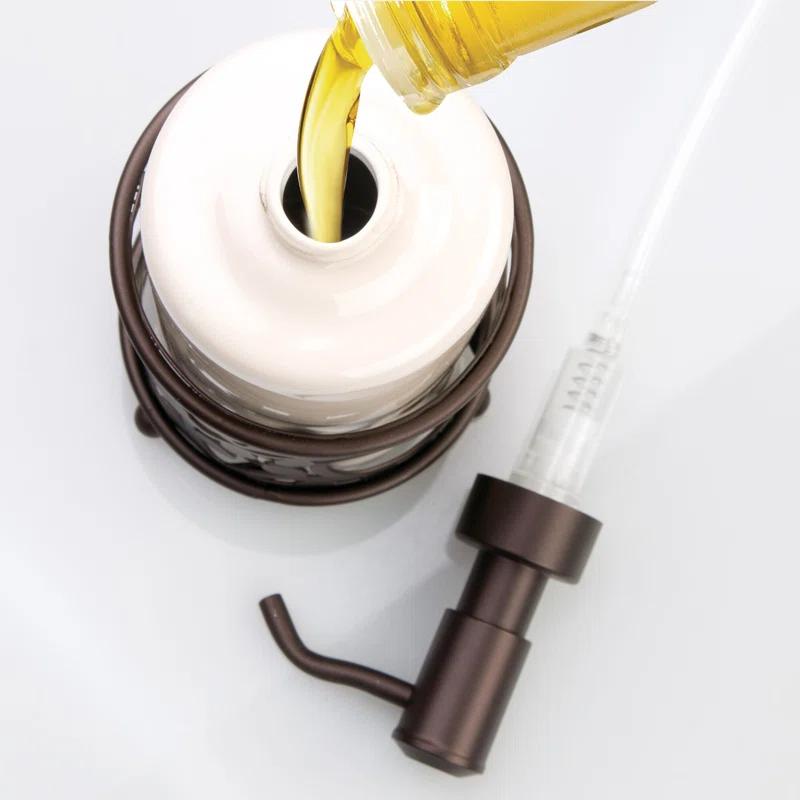 iDesign Vine Ceramic / Porcelain Soap Dispenser