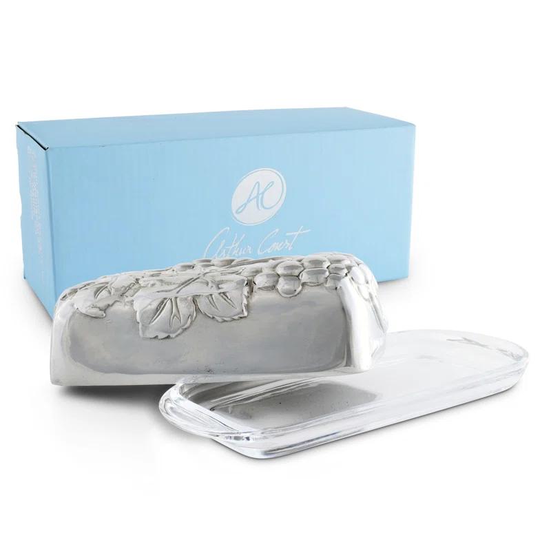 Arthur Court Designs Arthur Court Designs Grape Aluminum Butter Dish