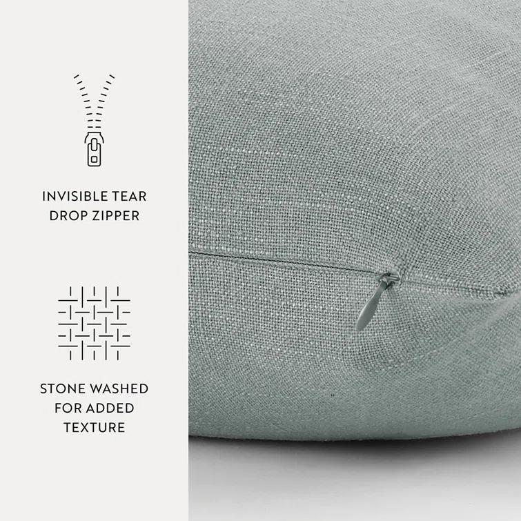 Becky Cameron Solid Cotton Throw Pillow