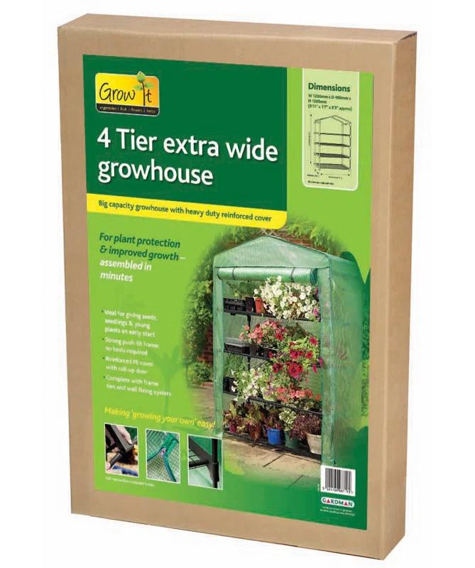 Gardman 4 Ft. W x 1.5 Ft. D Growing Rack