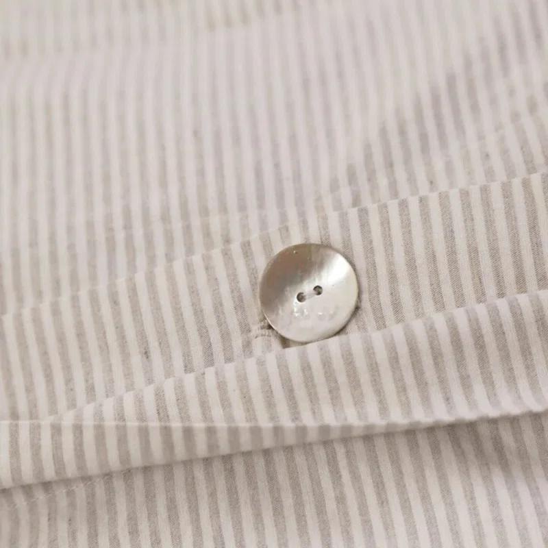 Pom Pom At Home Luke Percale Striped Duvet Cover