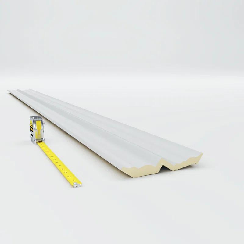 Ekena Millwork 6 1/4"H x 4 3/4"P x 7 7/8"F x 94 1/2"L Alexa Smooth Crown Moulding