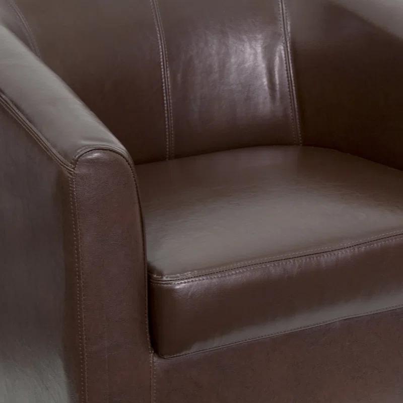 Flash Furniture Katie LeatherSoft Lounge Chair with Sloping Arms