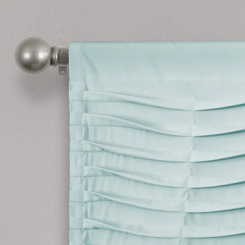 Glorbu Textured 52'' W Window Valance