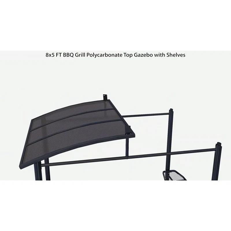 EAGLE PEAK 8 Ft. W x 5 Ft. D Steel Grill Gazebo