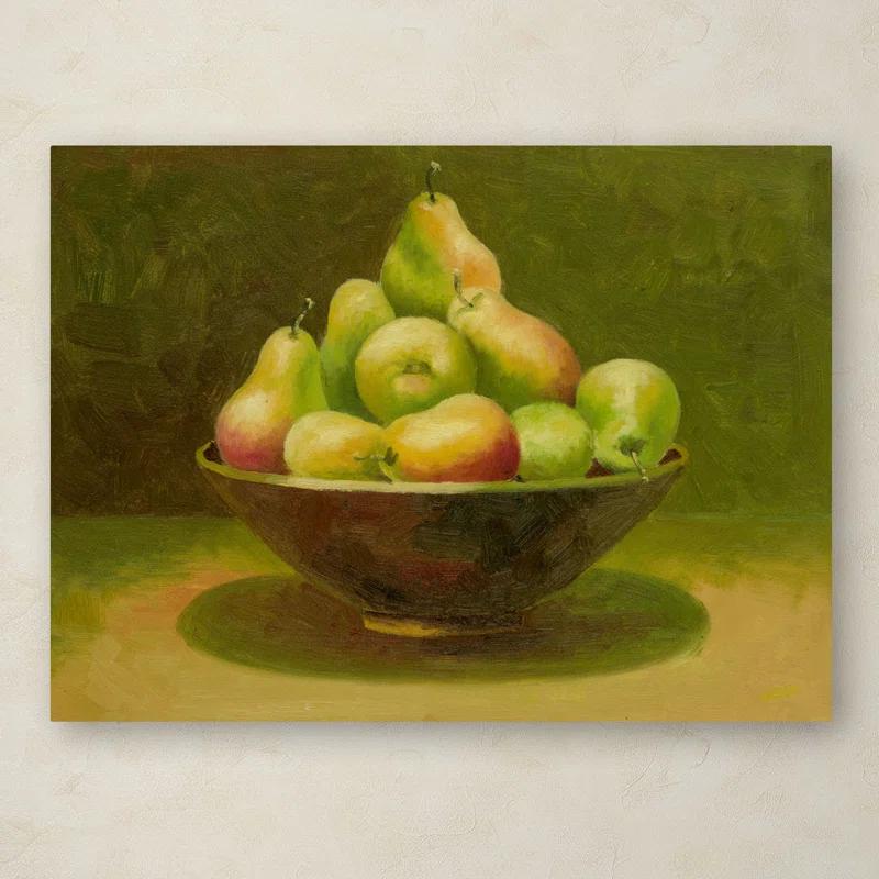 Trademark Fine Art " Still Life With Pears " by Rio
