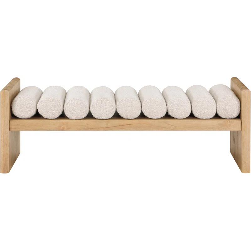 Reeves Boucle Wood Bench
