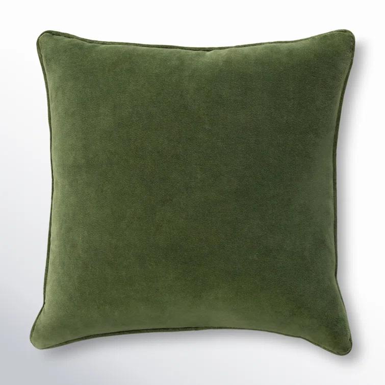 Livabliss Baylie Cotton Velvet Throw Pillow & Reviews | Birch Lane