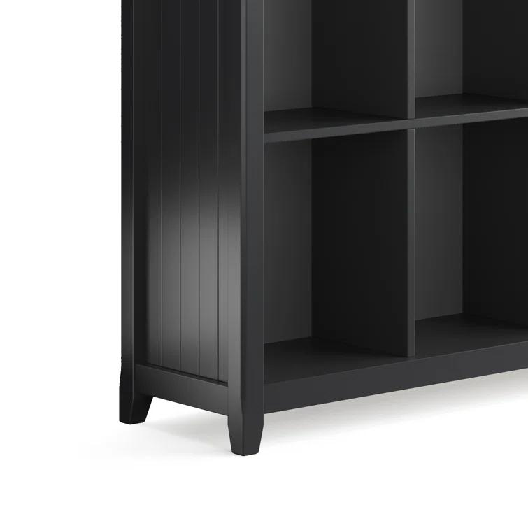 Simpli Home Acadian 57"W Solid Wood Storage Console Table