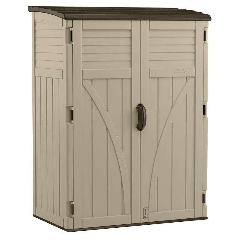 Suncast 53 in. W x 32.5 in. D Resin Vertical Tool Shed