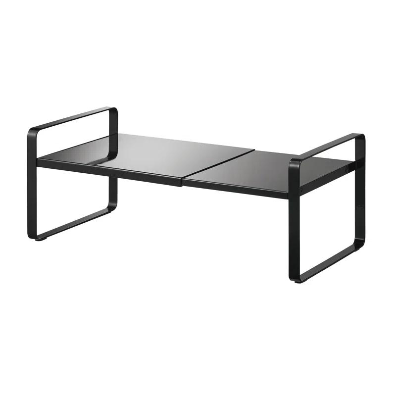 Yamazaki Home Yamazaki Home Steel Kitchen 2 Tiered Shelf Rack- Expandable Countertop Organizer For Kitchen, Steel