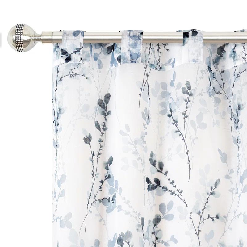 Red Barrel Studio® Molineux Polyester Semi Sheer Curtain Single Panel