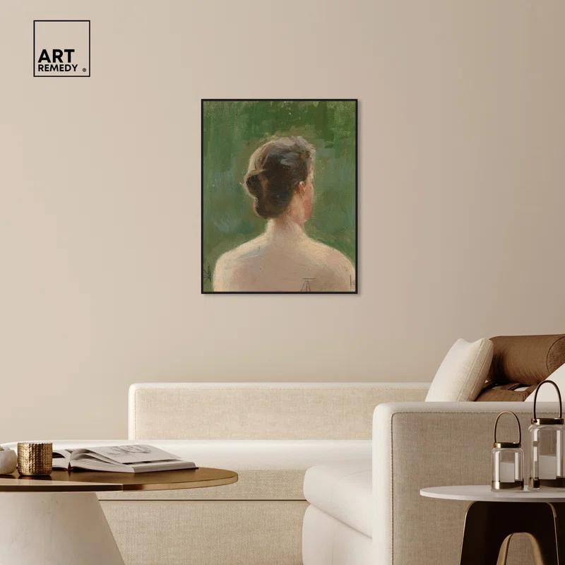 Art Remedy Head Study Canvas Vintage Classic Portrait by Art Remedy