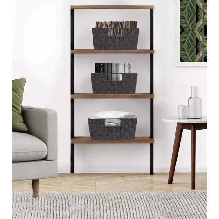 Sorbus Sorbus Stackable Wicker Tote Woven Basket with Handles 3 Pack