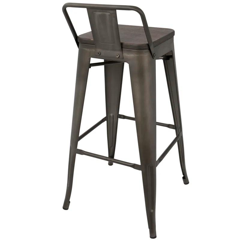 Counter Stool with Metal Frame