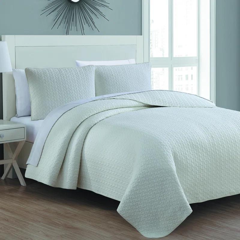 American Home Fashion Tristan Cotton Quilt Set