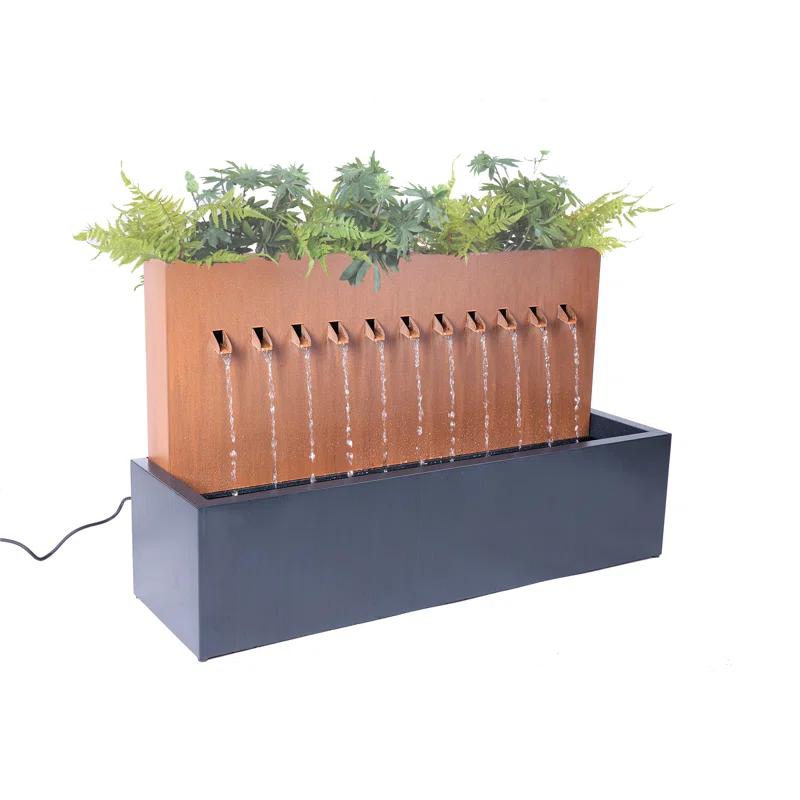 Hi-Line Gift Ltd. Metal Weather Resistant Floor Fountain