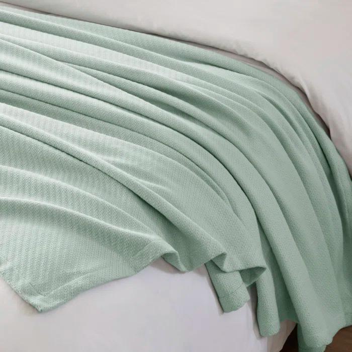 Madison Park Liquid Cotton Breathable Woven Blanket