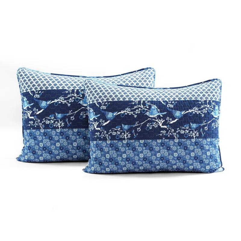 Lush Decor Royal Empire Cotton Reversible 3 Piece Quilt Set