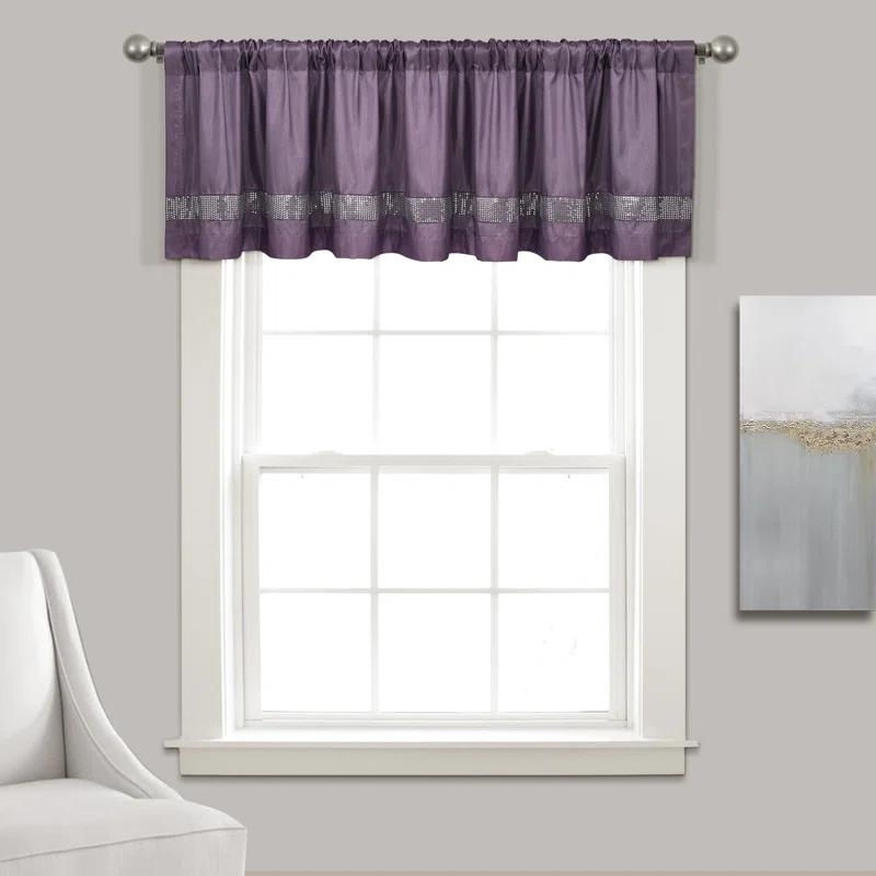 Lush Decor Tailored 84'' W Window Valance