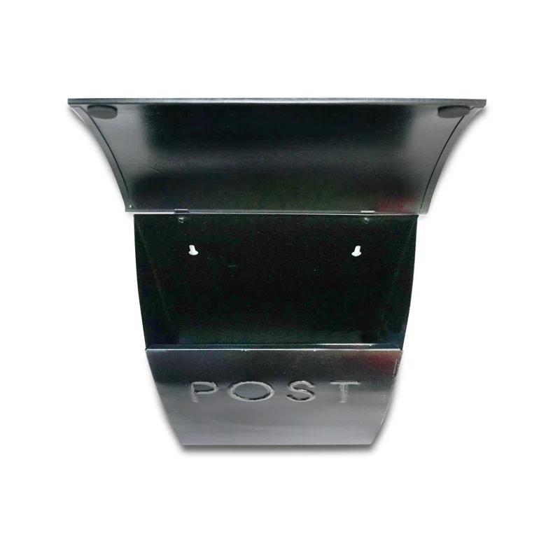 Milano Pointed Post Wall Mounted Mailbox