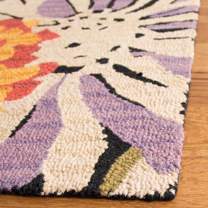 World Menagerie Arber Jardin Hand Tufted Wool Floral Rug
