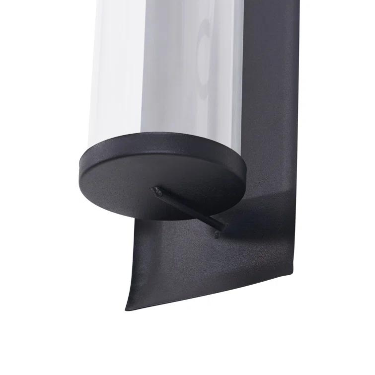 Gracie Oaks Kailun Metal and Glass Wall Sconce Candle Holder Set (Set of 2)
