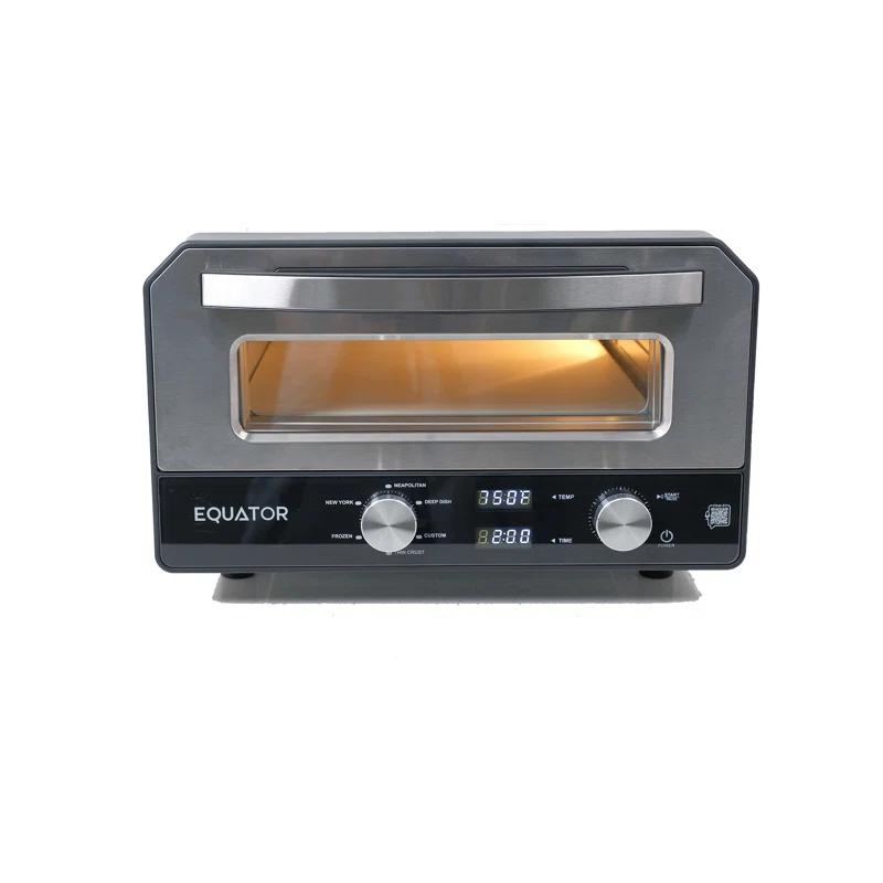 Equator Advanced Appliances Equator ELECTRIC PIZZA OVEN Multi Program w/ Baking Stone Countertop 0.5cf 110V | Wayfair