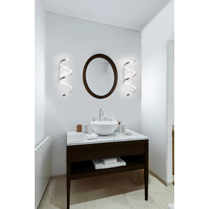 Kuzco Lighting Synergy Steel LED Flush Mounted Sconce