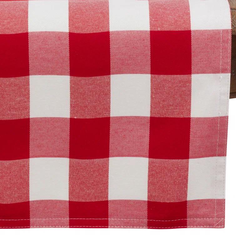Loon Peak® Salerno Buffalo Plaid Tablecloth & Reviews | Wayfair