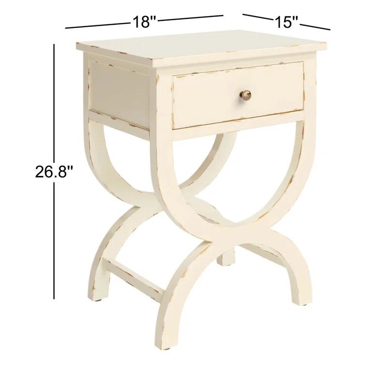 Floris End Table With Storage