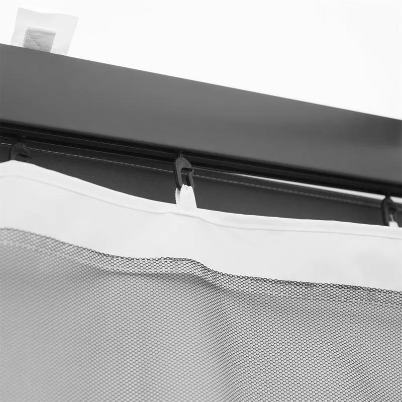 Outsunny Outsunny Universal Replacement Mesh Sidewall Netting for Patio Gazebos and Canopy Tents with Zippers, Sidewall Only, Cream