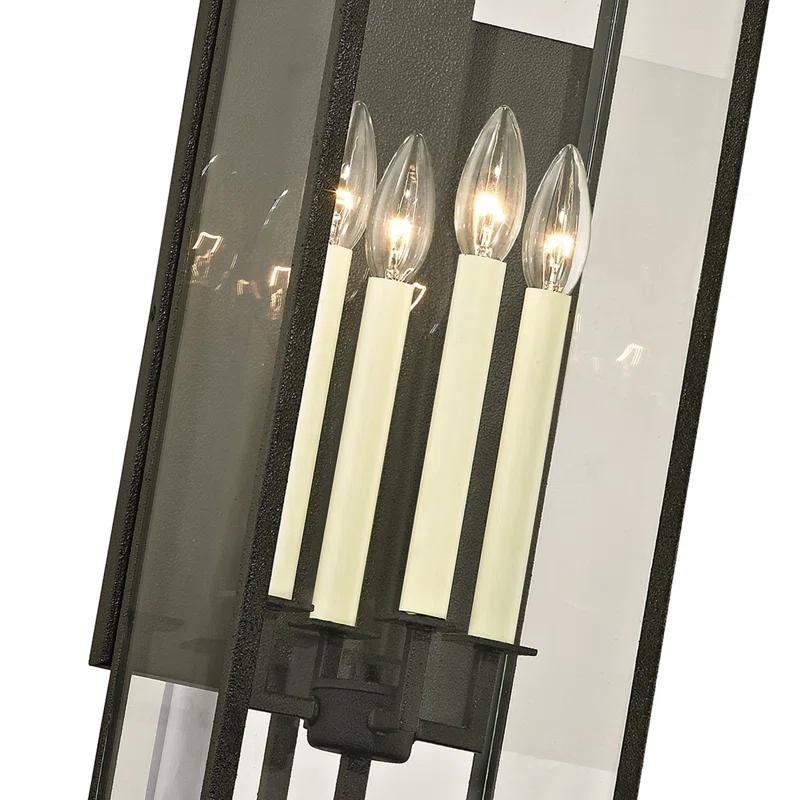 Judy Outdoor Sconce - Black / 28.5"H