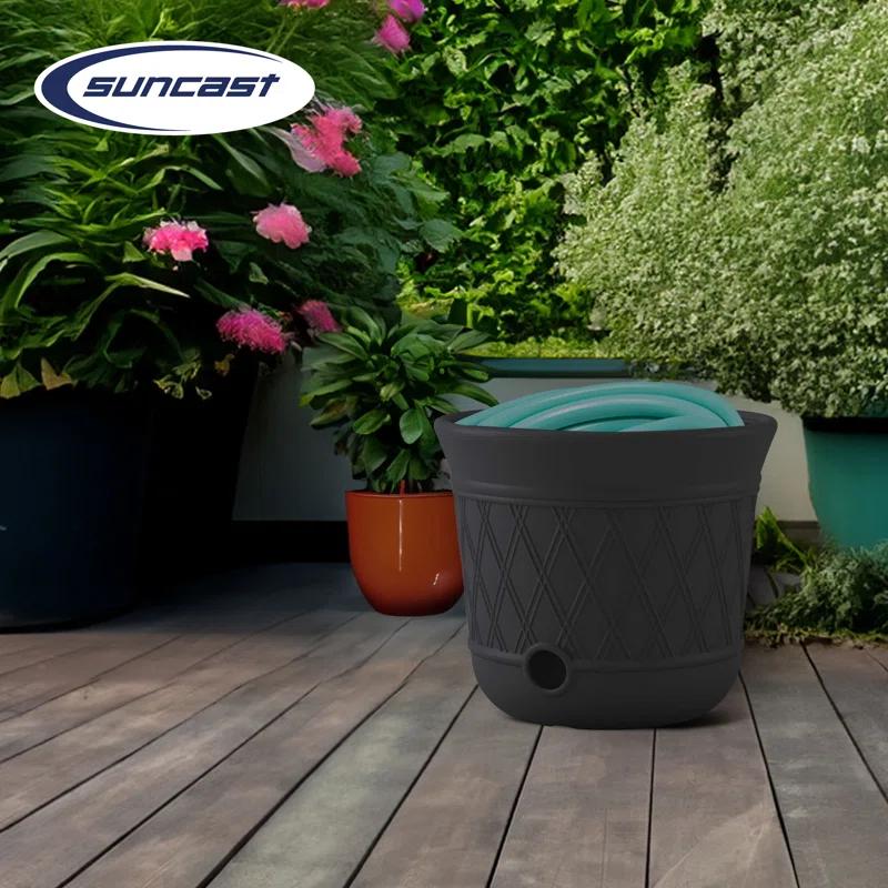 Suncast Plastic Stand Hose Pot