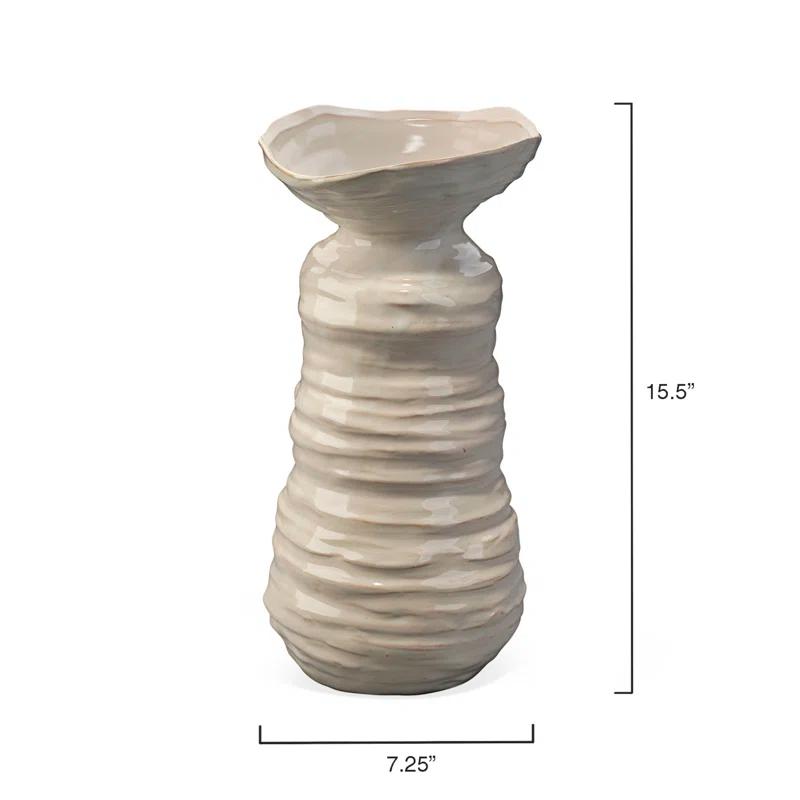 Jamie Young Company Marine Ceramic Table Vase