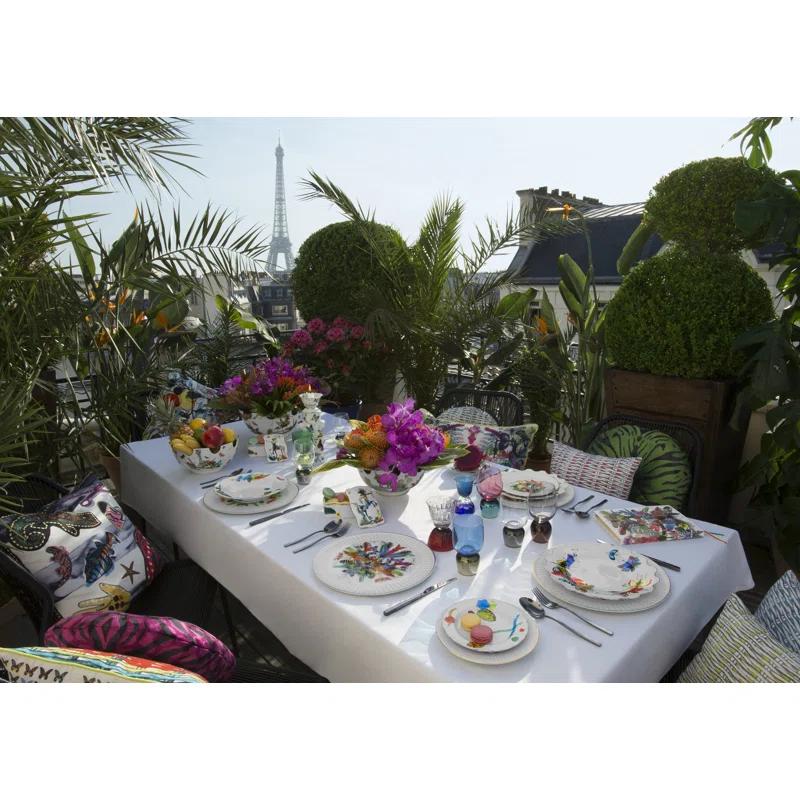 Caribe 5 Piece Handmade Porcelain China Dinnerware Set