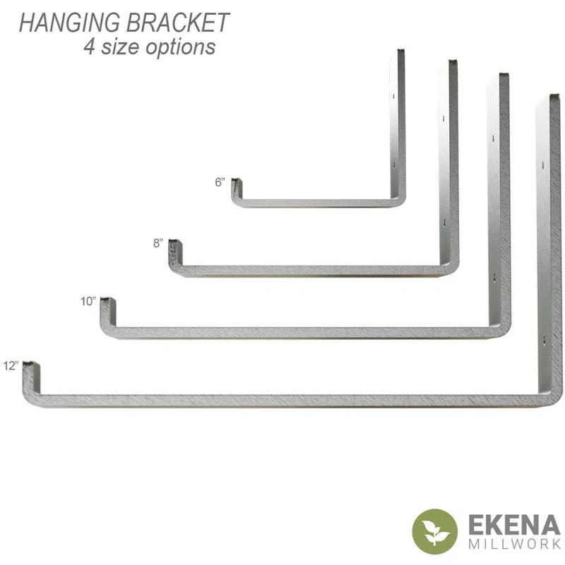 Ekena Millwork Steel Hanging Shelf Bracket
